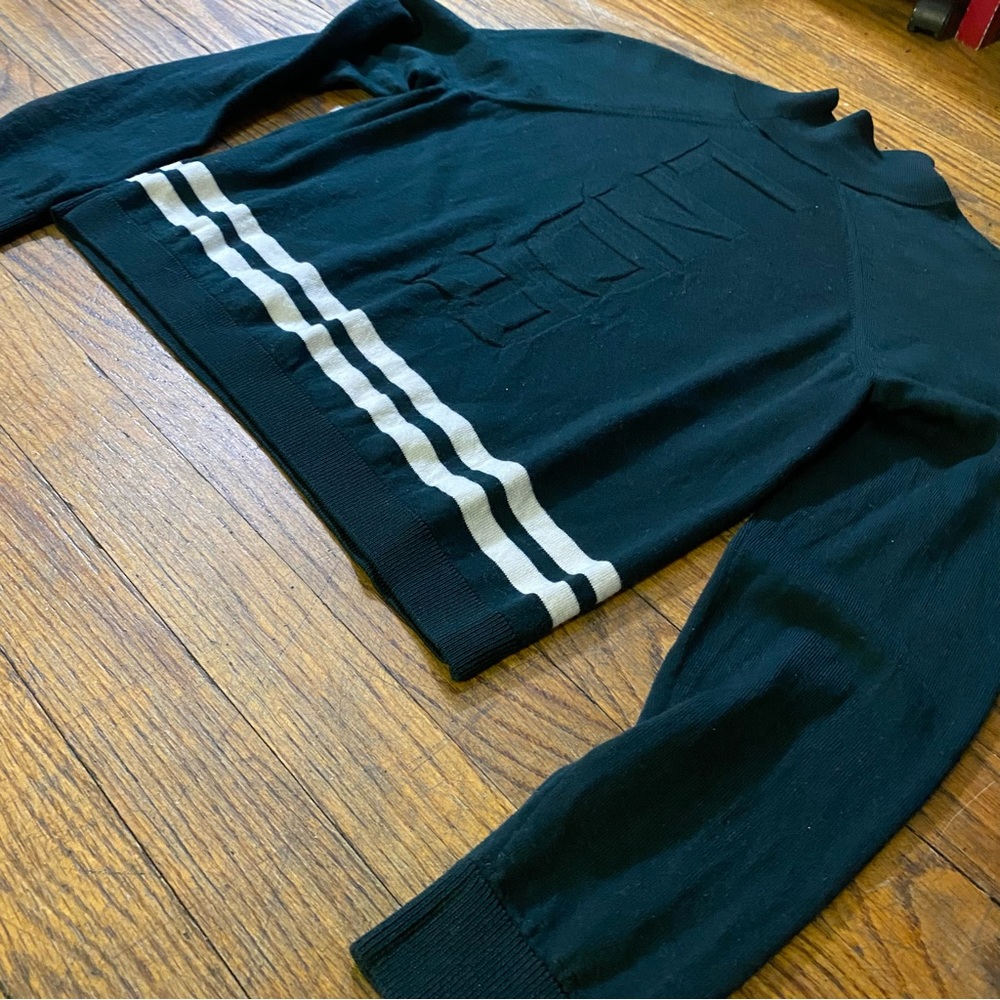 LNDR Arctic Knit Dark Green Sweater Extrafine Merino Wool